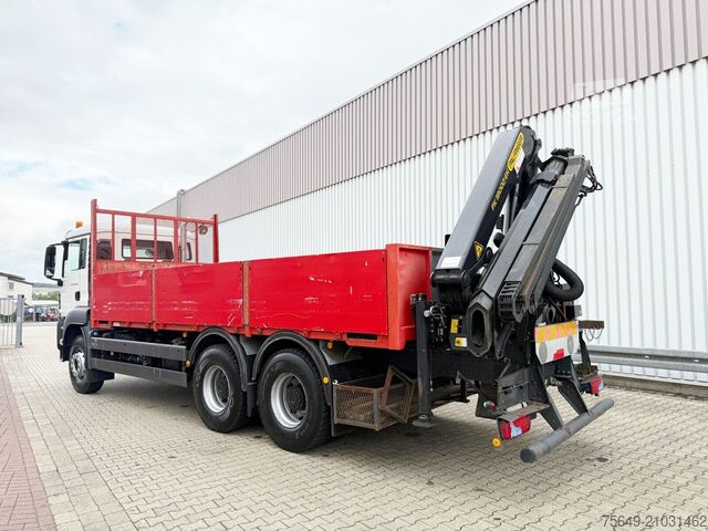 Grue montée sur camion MAN TGS 33.400 6x4 BB TGS 33.400 6x4 BB, Navi, Heckkran PK18002-EH C, Funk