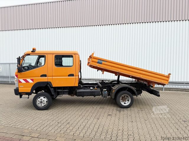 Driezijdige kipper bestelwagen Mitsubishi Fuso 6C18D 4x4 Doka Fuso 6C18D 4x4 Doka