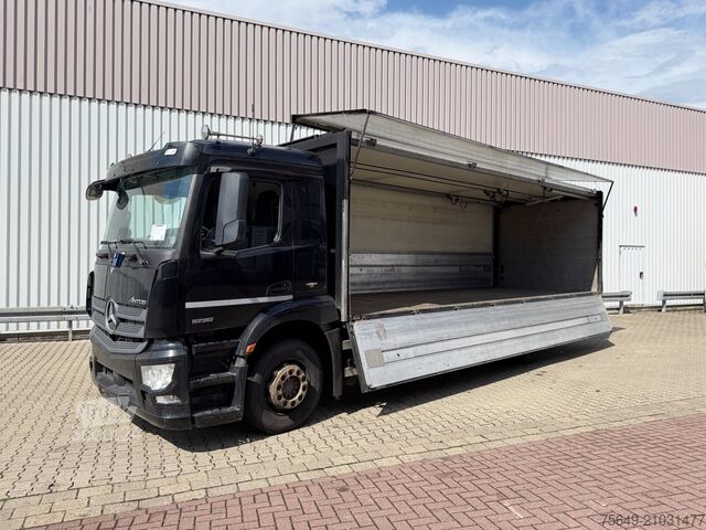 Vrachtwagen met bakwagen Mercedes-Benz Antos 1836 L 4x2 Antos 1836 L 4x2, Getränkekoffer, LBW Dautel