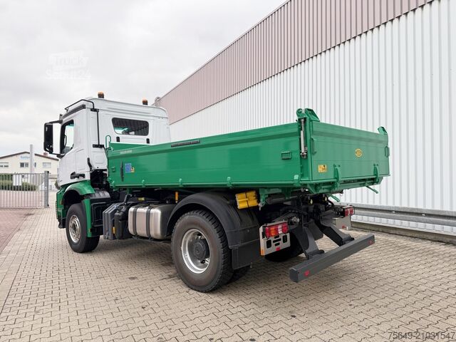 Camion-benne tricar Mercedes-Benz Arocs 1840 K 4x2 Arocs 1840 K 4x2, Platz für Kranmontage, MultimediaCockpit, Alu-Bordwände