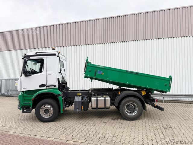 Camion-benne tricar Mercedes-Benz Arocs 1840 K 4x2 Arocs 1840 K 4x2, Platz für Kranmontage, MultimediaCockpit, Alu-Bordwände