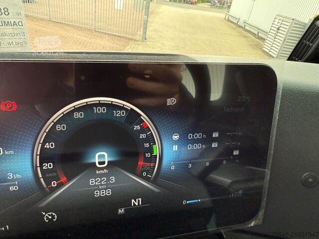 Camion-benne tricar Mercedes-Benz Arocs 1840 K 4x2 Arocs 1840 K 4x2, Platz für Kranmontage, MultimediaCockpit, Alu-Bordwände