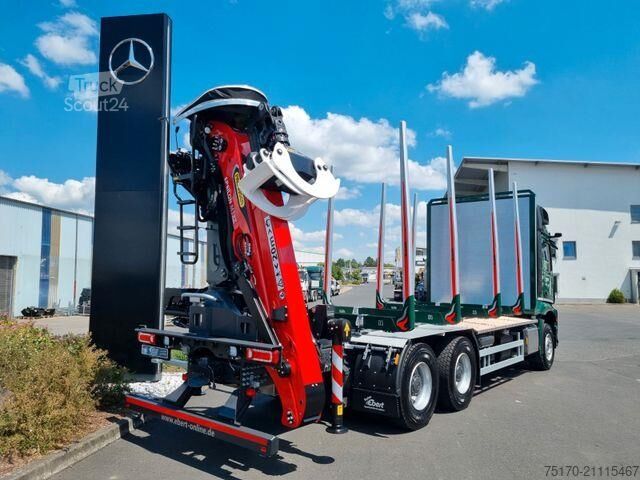 Holztransporter Mercedes-Benz Arocs 2651L 6x4 Palfinger-EPSILON Y Crane M12Z91