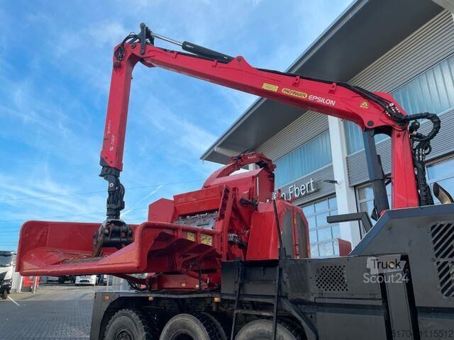 Holztransporter Mercedes-Benz TUROX 8x8 Eschlböck Biber 92 Holzhacker / 1.512h