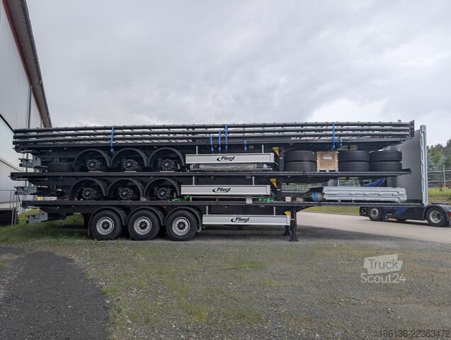 Semirimorchio con telone FLIEGL 3-Achs Gardine zum Aufbau