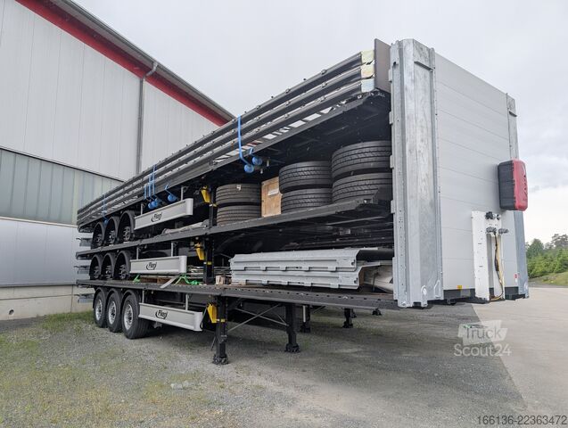 Semirimorchio con telone FLIEGL 3-Achs Gardine zum Aufbau
