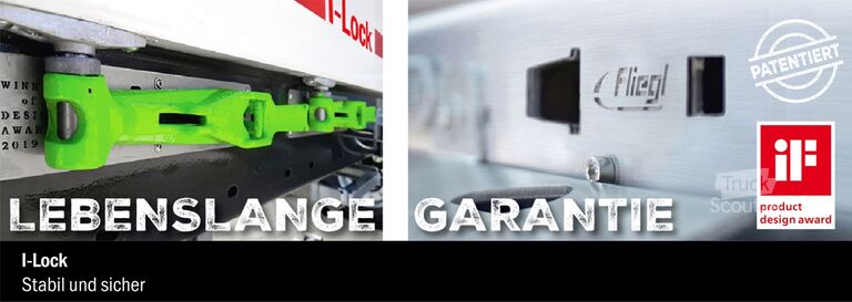 Semirimorchio con telone FLIEGL 3-Achs Gardine zum Aufbau