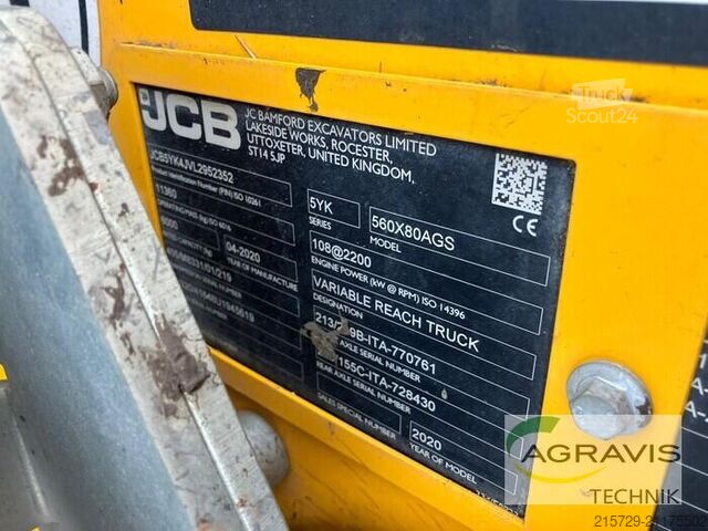 Cargadora telescópica JCB 560-80 AGRI SUPER