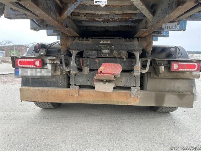 Hook arm system Mercedes-Benz Arocs 8x4 fully plow rigged hook truck w/ underlyi