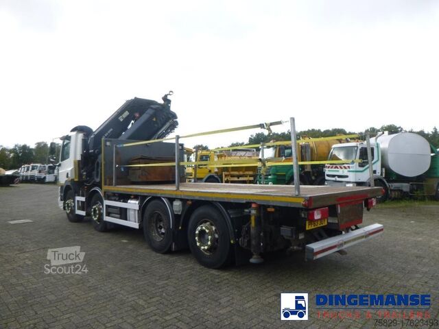 Φορτηγό γερανού DAF CF 85.410 8X2 RHD + Hiab XS855 EP6 Hipro