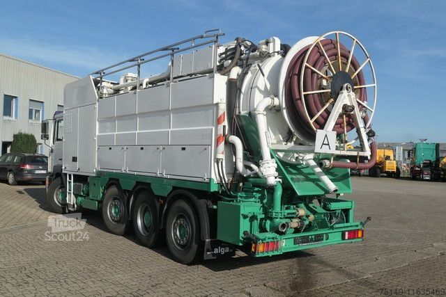 Autocisternă de vidanjare MAN 35.464 FVNLC 8x2, Müller-Fatmaster, Saugaufbau