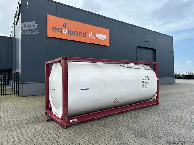 Conteneur-citerne CIMC tankcontainers 20FT ISO /  25.030L / L4BN / 22K2 / T11 / steam...
