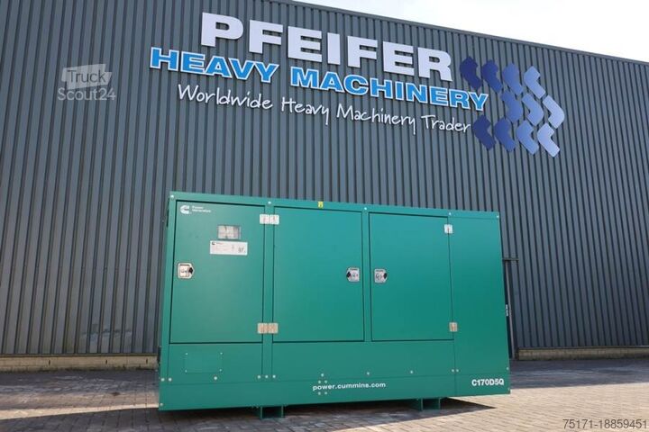 Agrégat Cummins C170D5Q Declaration of Conformity, Diesel, 170kVA,