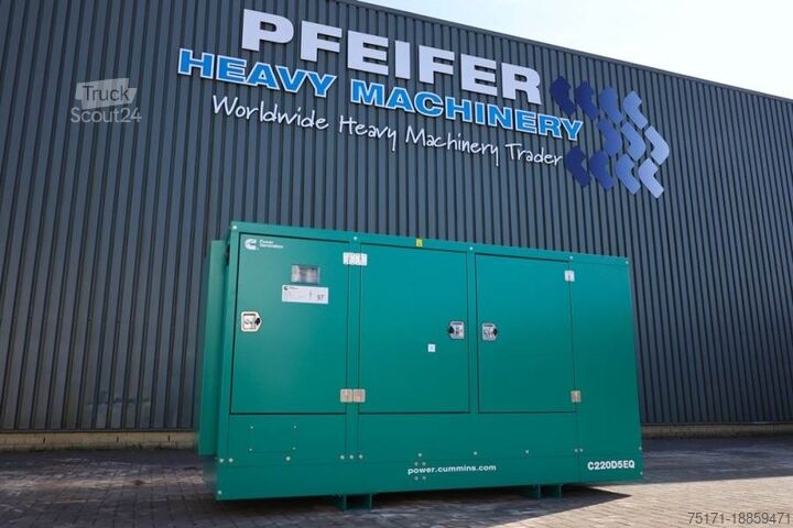 Toplam Cummins C220D5EQ Declaration of Conformity, Diesel, 220kVA
