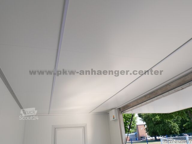 Sales trailer, promotion trailer, exhibition trailer Vezeko Promotionanhänger Messeanhänger Treppe B