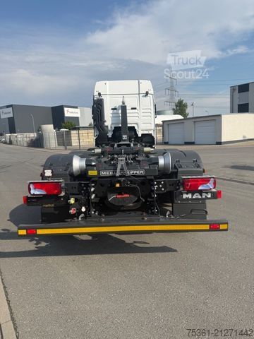 Camion benne à bras amovible MAN TGX 26.540 BL Meiller Tectum RS21.70 MIETE