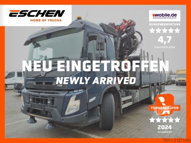 Camión de plataforma VOLVO FMX 500| Fassi545RA2*FLY-Jib*Winde*6-fach Stütze