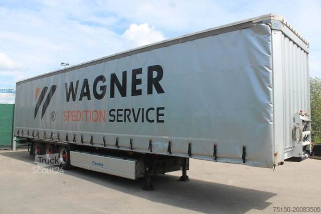 Ανοιχτό ημιρυμουλκούμενο με μουσαμά KRONE SD - Tautliner - Palettenkasten LIFT - Nr.: 251