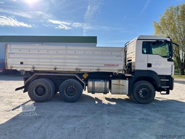 Trójstronna wywrotka MAN TGS 26.460 6x4 Dreiseitenkipper Schwarzm