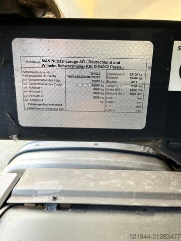 Trójstronna wywrotka MAN TGS 26.460 6x4 Dreiseitenkipper Schwarzm