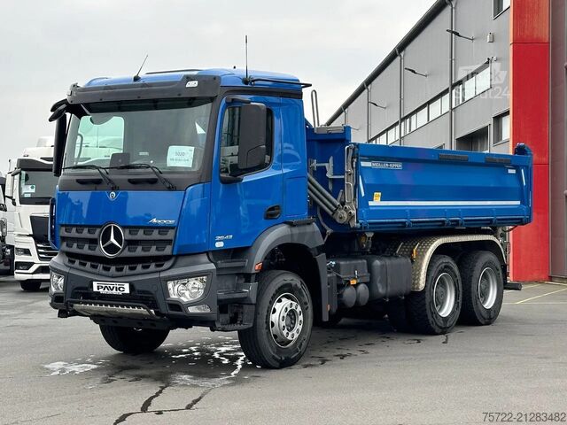 Tipper cu 3 fețe Mercedes-Benz Arocs 2643 6x4 Dreiseitenkipper Meiller SOFORT