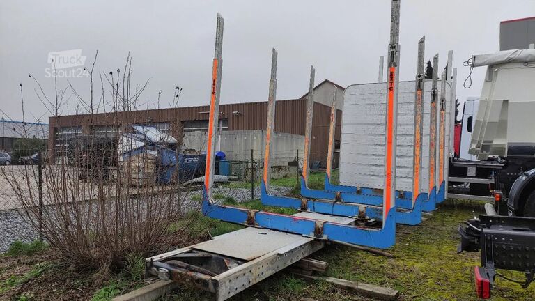 Transporteur de bois Diversen SCHEMELAUFBAU MIT ExTe Rungen, Schemel SCHEMELA...