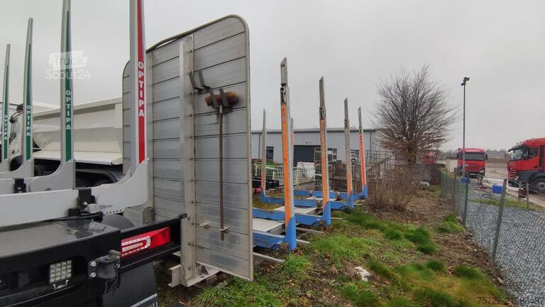 Transporteur de bois Diversen SCHEMELAUFBAU MIT ExTe Rungen, Schemel SCHEMELA...