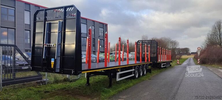 Transportator de lemn PAVIC 3-Achs Plattform-Auflieger Typ 144 SONDERPREIS!...
