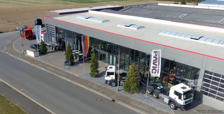 Transportator de lemn PAVIC 3-Achs Plattform-Auflieger Typ 144 SONDERPREIS!...