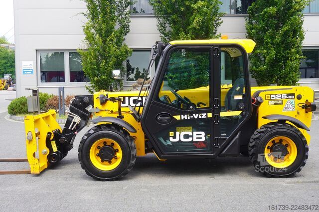 Teleskopski nakladalniki JCB 525-60T5 / 2022 / 860 MTH! / joystick