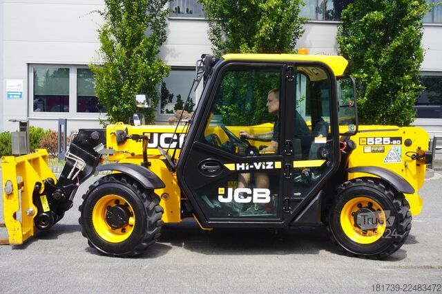 Teleskopski nakladalniki JCB 525-60T5 / 2022 / 860 MTH! / joystick