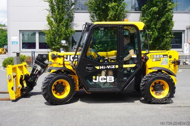 Teleskopski nakladalniki JCB 525-60T5 / 2022 / 860 MTH! / joystick