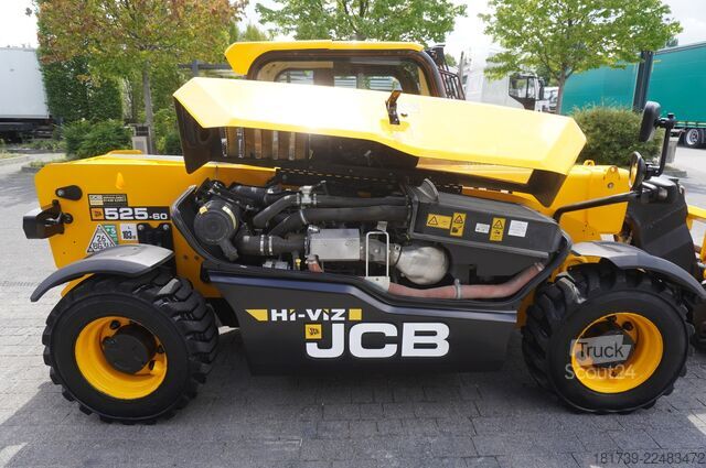 Teleskopski nakladalniki JCB 525-60T5 / 2022 / 860 MTH! / joystick