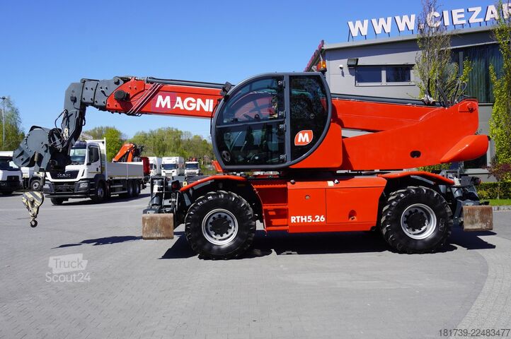 Teleskopski nakladalnik MAGNI RTH 5.26 telescopic loader / Range 26 m