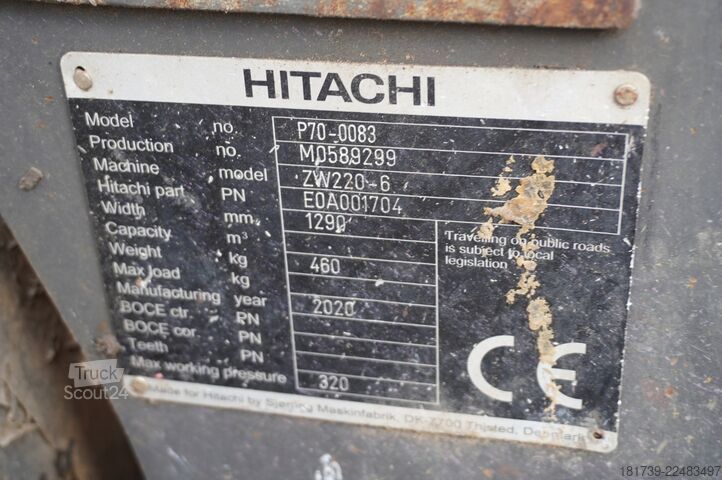 Încărcător articulat Hitachi ZW220 articulated loader / 2 buckets