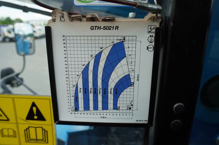 Телескопический погрузчик Genie GTH5021R telehandler / 3000 MTH!! / 21 m