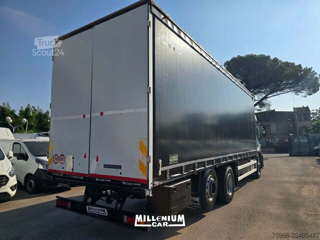 Platós teherautó ponyvával IVECO STRALIS 260S36 CENTINATO M 8,30 EURO 6