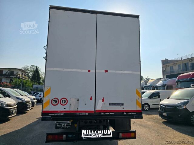 Platós teherautó ponyvával IVECO STRALIS 260S36 CENTINATO M 8,30 EURO 6