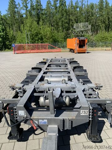 Remorcă cu șasiu interschimbabil Redos Zentralachsanhänger für alle HöHen BD2 X