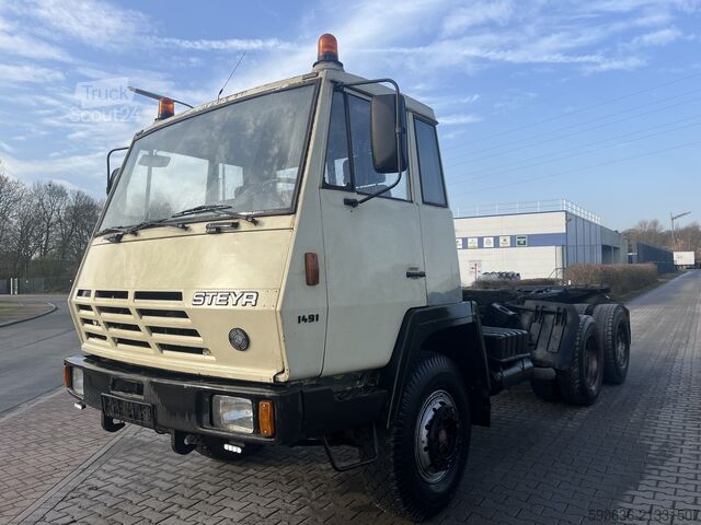 șasiu de camion STEYR 1491, Manual, Full Steel, 6x4, Big Axel