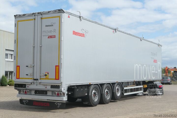Semirimorchio a cassa mobile REISCH RSBS, 92m³, 10mm Boden, Funk, SAF, Luft-Lift