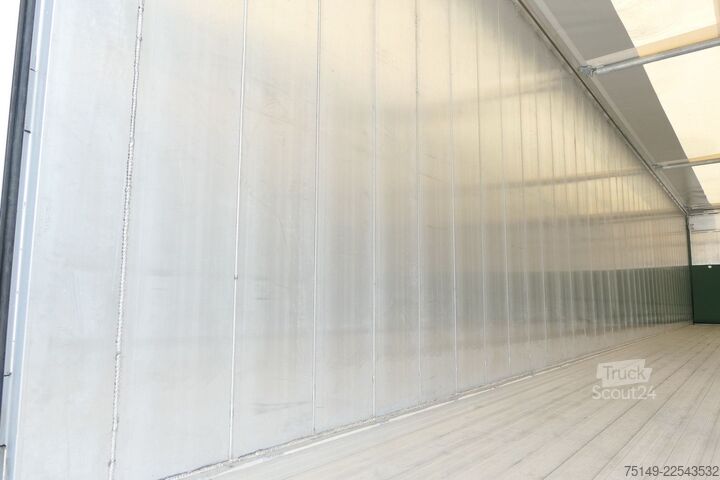 Semirimorchio a cassa mobile REISCH RSBS, 92m³, 10mm Boden, Funk, SAF, Luft-Lift