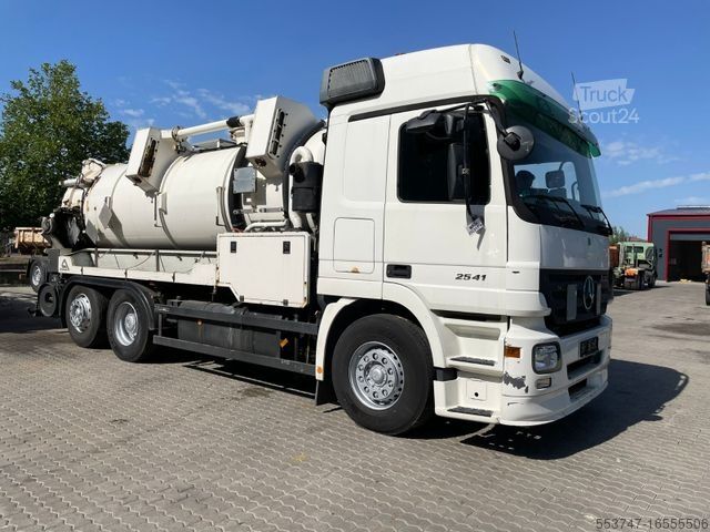 Vacuum tank truck MERCEDES-BENZ Actros 2541 / Saug u. Spühlwagen / ASSMANN / ADR