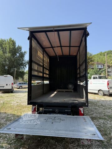 κουρτινοφόρο φορτηγό με υδραυλική πίσω πόρτα Mercedes-Benz 419 CDI