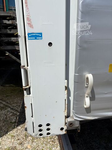 змінний кузов із платформою та тентом Wecon Jumbo XXL Innen 3090 mm Hubdach Verzinkt
