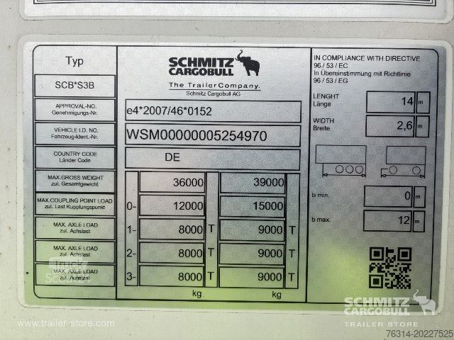Semi-remorque frigorifique Schmitz Cargobull Tiefkühler Standard Doppelstock