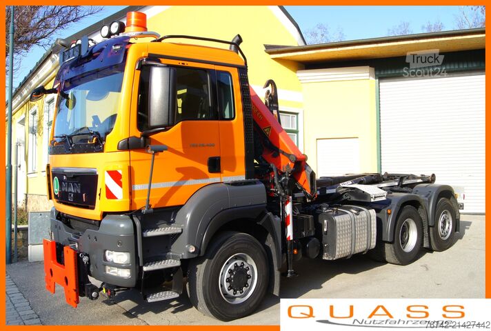 Tovornjak prekucnik MAN TGS 28.400 BL 6x4-4 / PK12002 EH/ PALIFT T15A / Winterdienst