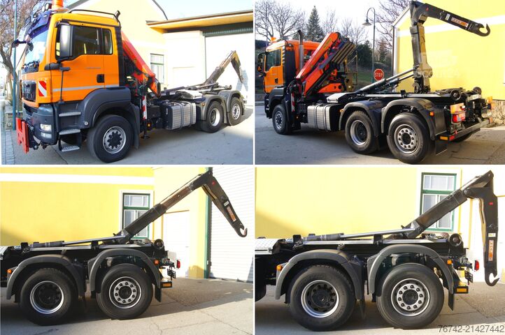 Tovornjak prekucnik MAN TGS 28.400 BL 6x4-4 / PK12002 EH/ PALIFT T15A / Winterdienst