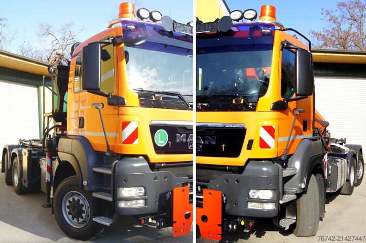 Tovorna dvigalka na tovornjaku MAN TGS 28.400 BL 6x4-4 / PK12002 EH/ PALIFT T15A / Winterdienst