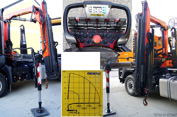 Tovorna dvigalka na tovornjaku MAN TGS 28.400 BL 6x4-4 / PK12002 EH/ PALIFT T15A / Winterdienst